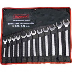 Γερμανικά Κλειδιά Σετ 12τμχ Κεφαλές 6-32mm Benman 70167 - Συλλογή Γερμανικών Κλειδιών