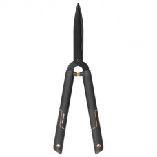 FISKARS 58cm Single Step HS22 Hedge Shears Curved Blade - Hedge Shears-Manual Hedge Trimmers