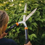 FISKARS 58.5cm Solid HS21 Hedge Shears Steel Blade FISKARS 58.5cm Solid HS21 Hedge Shears Steel Blade - Hedge Shears-Manual Hedge Trimmers
