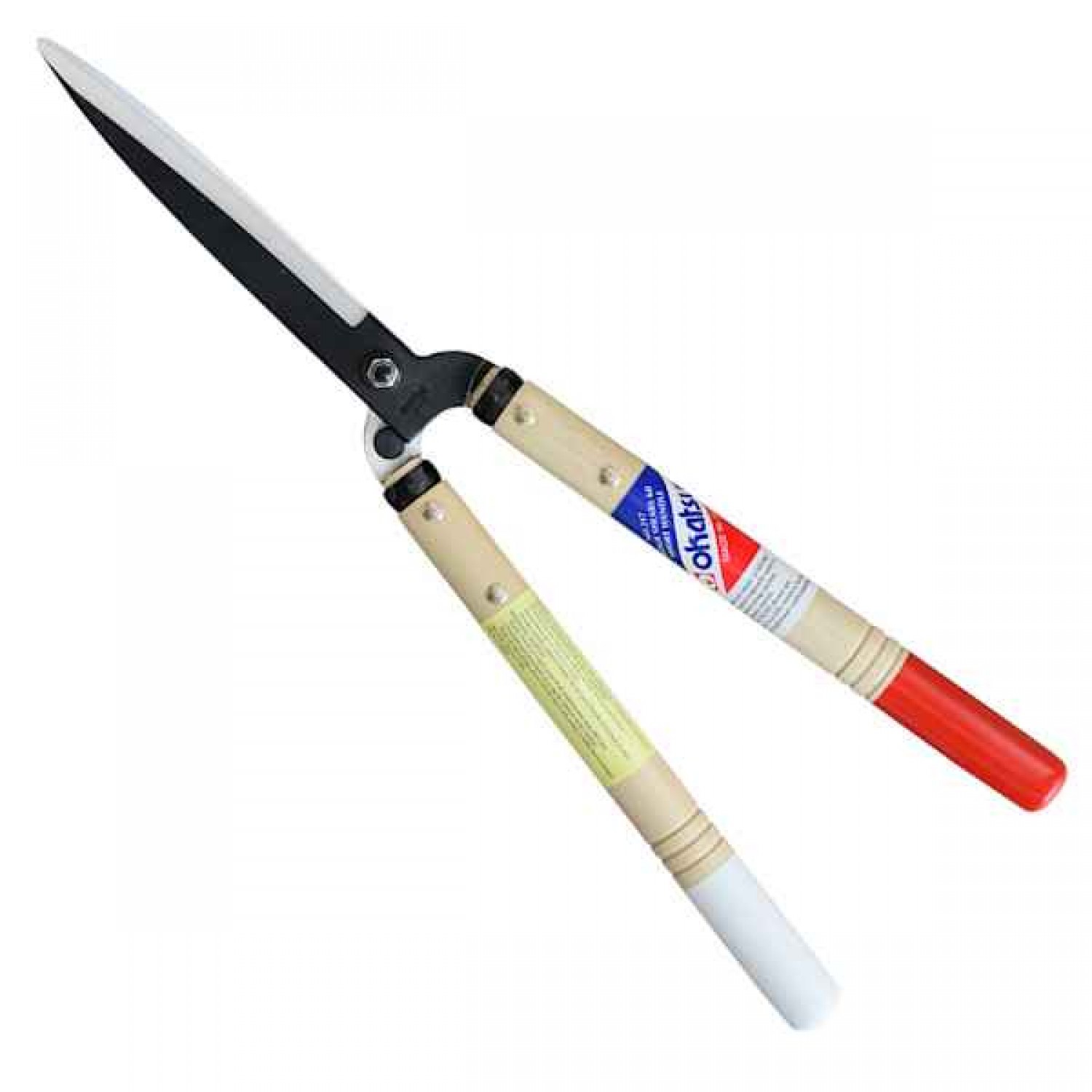 OKATSUNE 217 53.5cm Short Handled & Medium Bladed Hedge Shears - Hedge Shears-Manual Hedge Trimmers
