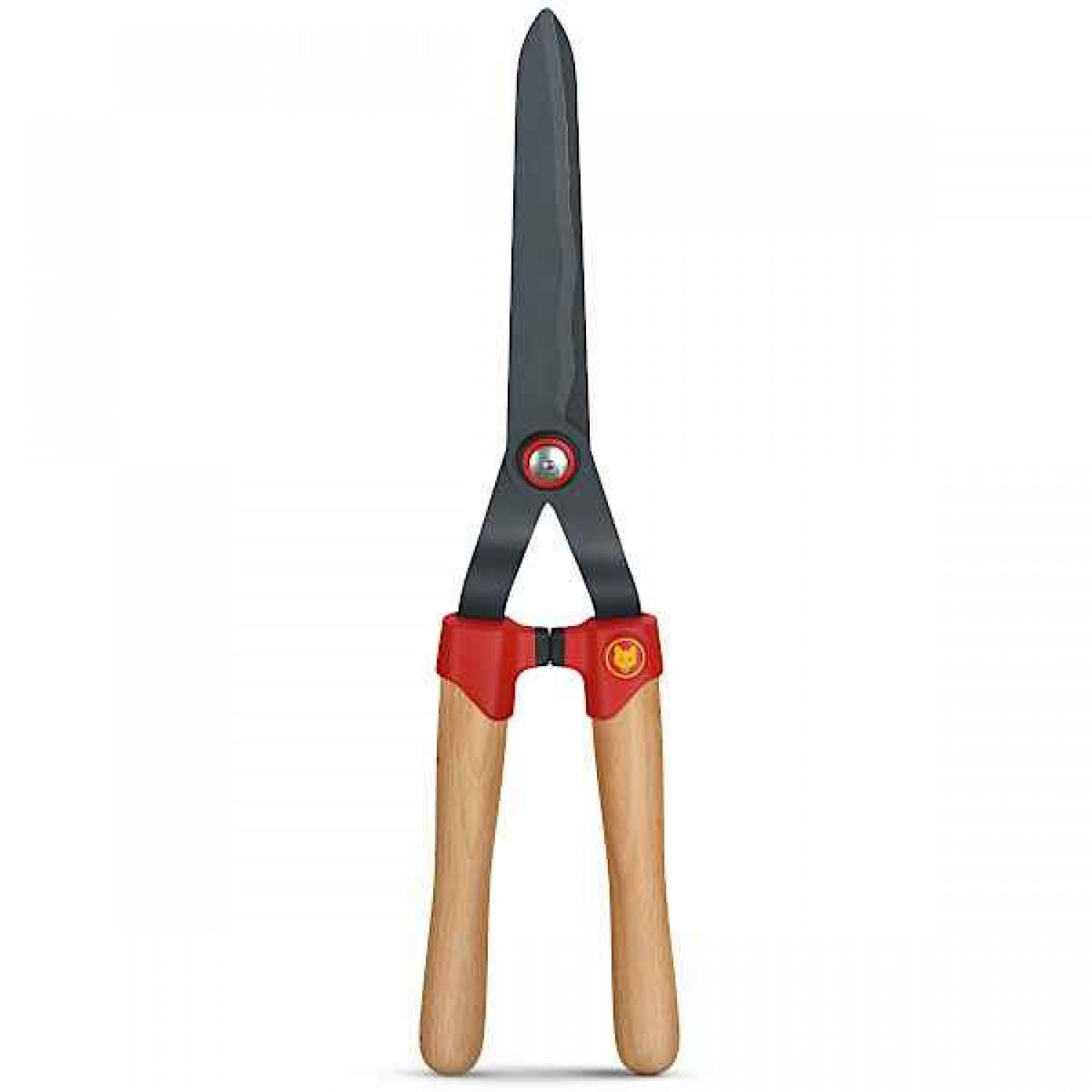 WOLF-Garten HS-WW Wood Handle Waved Hedge Shear - Hedge Shears-Manual Hedge Trimmers
