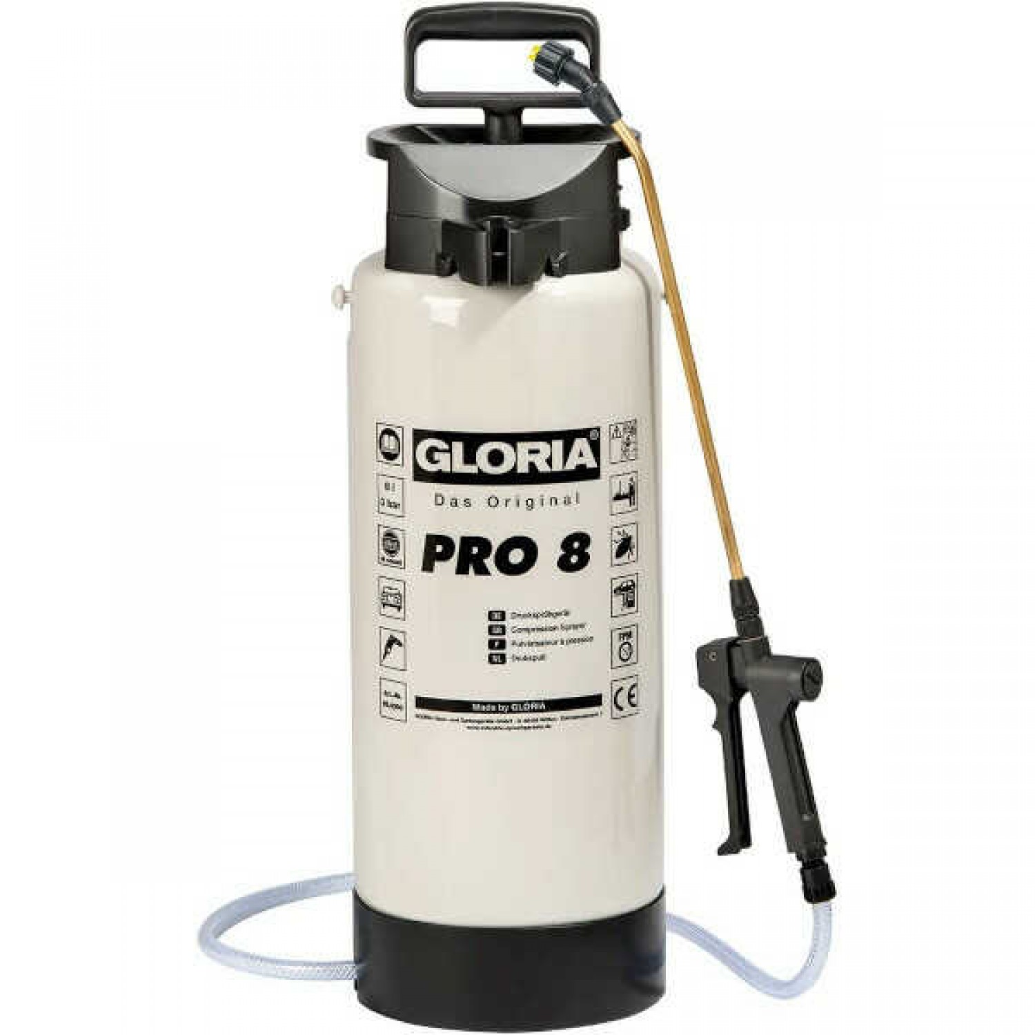Ψεκαστήρας Επαγγελματικός Προπίεσης 8lt GLORIA Pro 8 Profiline