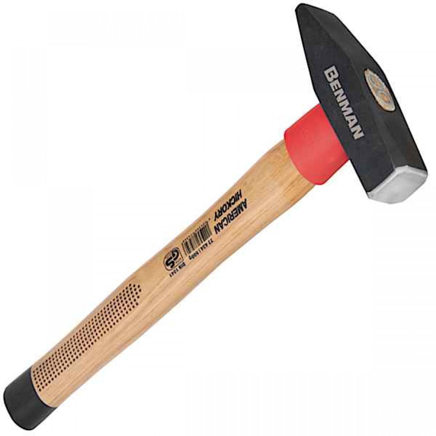 Σφυρί 1500gr DIN 1041 με Hickory Λαβή Benman 77437 Σφυρί DIN 1041 1500gr Hickory Λαβή & Δαχτυλίδι Καουτσούκ Benman 77437 - Σφυριά Αντικραδασμικά