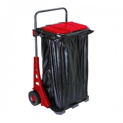 Garden Garbage Bin on Wheels & Bag BENMAN 74993