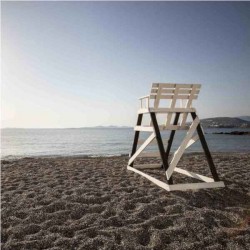 Wooden SUNSET Bench 120x175x(H)224cm - Chairs & Benches