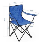 Folding Garden-Beach-Sea Side-Deck Chair 50x50x(H)80cm Blue Folding Garden-Beach-Sea Side Chair 50x50x(H)80cm Blue