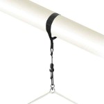 LA SIESTA Tree-Pole Suspension Set For Hammock Chairs-Black