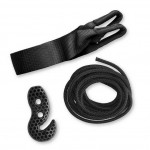 LA SIESTA Tree-Pole Suspension Set For Hammock Chairs-Black