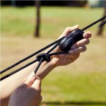 LA SIESTA Tree-Pole Suspension Set For Hammock Chairs-Black