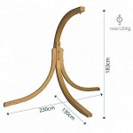 Wooden Stand for Globo Single Seater Hanging Chair 2.30x1.30x1.83m - Wooden Stands for Chairs Wooden Stand for Globo Single Seater Hanging Chair