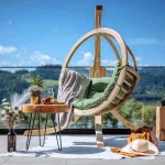 Ξύλινη Κρεμαστή Πολυθρόνα Αιώρα Ήρα 120x120x60cm - Ξύλινοι Καναπέδες Αιώρες Ξύλινη Κρεμαστή Πολυθρόνα Αιώρα Ήρα 120x120x60cm
