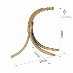 Ξύλινη Βάση για Κρεμαστό Καναπέ Ήρα 2,40x1,37x1,83m