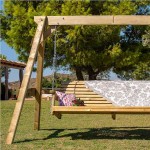 Κούνια Κήπου Ξύλινη 3 Θέσεων 3,00x1,85x1,90m