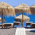 Ομπρέλα Παραλίας MAJORCA με Ραφτό Φοινικόφυλλο Δ300cm-Ø10x300cm Ιστός - Επαγγελματικές-Οικιακές Ομπρέλες Θαλάσσης