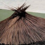 Beach Umbrella CAPRΙ of Natural Hazel Wood Branches D250cm Beach Umbrella CAPRΙ of Natural Hazel Wood Branches D250cm - Beach & Garden Umbrellas
