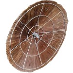 Beach Umbrella CAPRΙ of Natural Hazel Wood Branches D250cm Beach Umbrella CAPRΙ of Natural Hazel Wood Branches D250cm - Beach & Garden Umbrellas