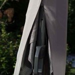 Κάλυμμα Ομπρέλας Κήπου 250x55-60cm Nesling (Platinum) - Καλύμματα για Ομπρέλες Κήπων & Βεράντας