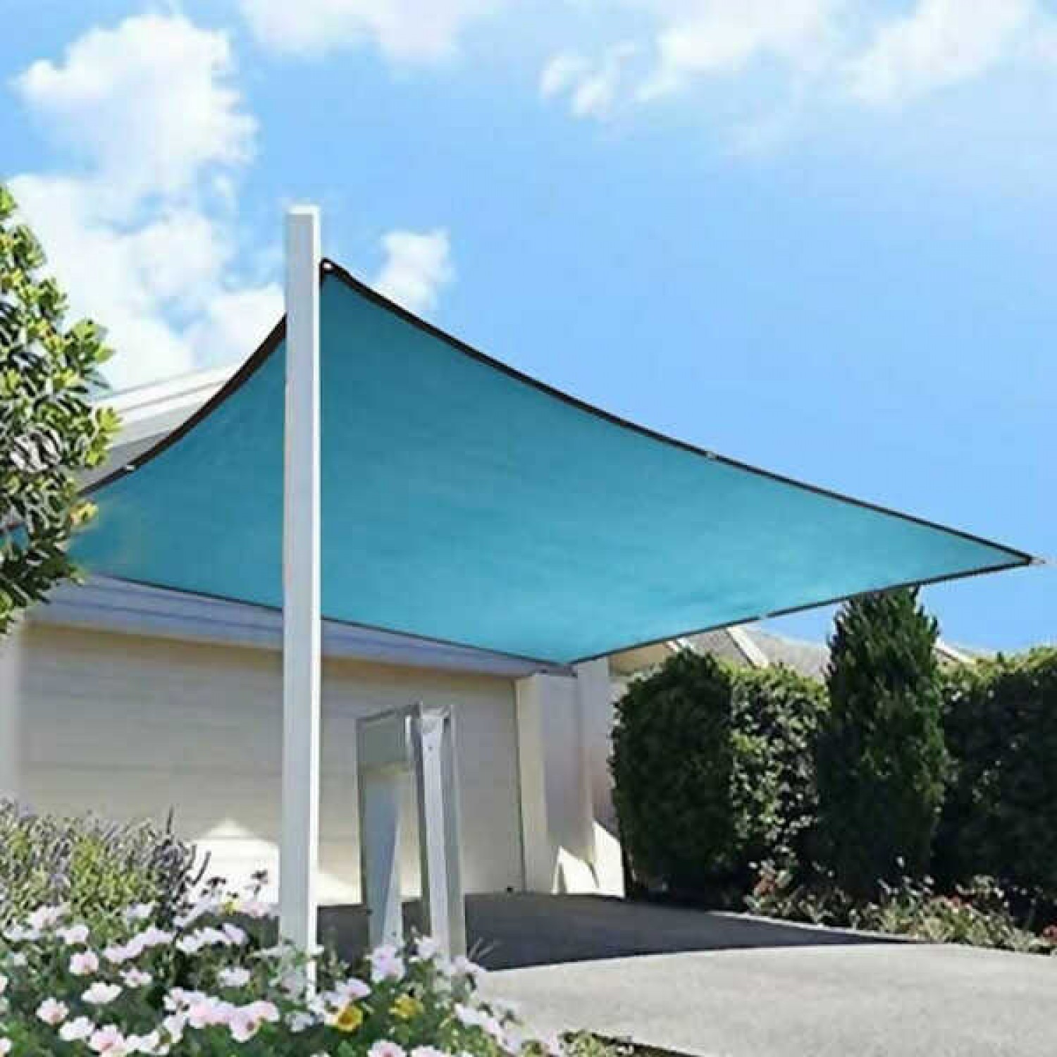 Πανί Αναπνέον Έτοιμο 2x3m Ραμμένο Μπλε 280gr/m² με Κρίκους στις Γωνίες | Δίχτυα & Πανιά για Σκιά Πανί Αναπνέον Έτοιμο 2x3m Ραμμένο Μπλε 280gr/m² με Κρίκους