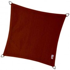 PLATINUM Shade Sail Coolfit® Square 5x5m 285gsm Terracotta (NESLING) - Sun Protection-HDPE Shade Sails
