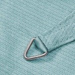 PLATINUM Shade Sail Coolfit® Square 3.6x3.6m 285gsm Ice Blue (NESLING) - Sun Protection-Shade Sails