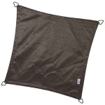 PLATINUM Shade Sail Coolfit® Square 5x5m 285gsm Grey (NESLING) - Sun Protection-HDPE Shade Sails