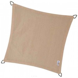 PLATINUM Shade Sail Coolfit® Square 3.6x3.6m 285gsm Ecru (NESLING) - Sun Protection-Square Shade Sails