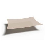 Παραλληλόγραμμο Πανί Σκίασης Premium 280gsm 3x5m-Εκρού - Αναπνέοντα Παραλληλόγραμμα Πανιά για Σκιά