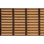 Natural Bamboo Bicolor Blinds with Roll Up 200x(H)220cm