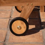Ανταλλακτική Ρόδα Ξαπλώστρας Teak - Ανταλλακτικές Ρόδες για Ξαπλώστρες