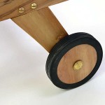 Ανταλλακτική Ρόδα Ξαπλώστρας Teak - Ανταλλακτικές Ρόδες για Ξαπλώστρες