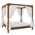 Double Beach Canopy Bed from Original Swedish Pine 2x2x2m - Outdoor Beach Beds