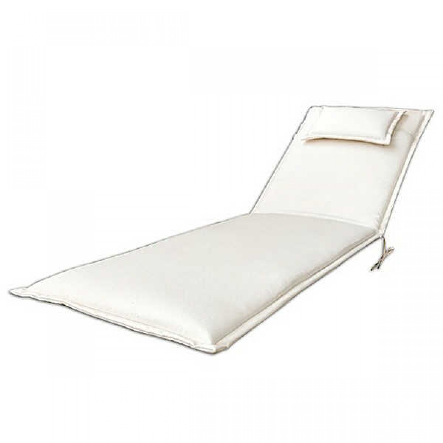 Sun Lounger Cushion Off-White 200x65x5cm | Outdoor Goods