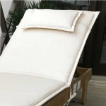 Sun Lounger Cushion Off-White 200x65x5cm | Outdoor Goods