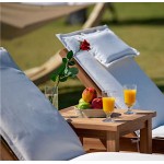 Sun Lounger Cushion Off-White 200x65x5cm | Outdoor Goods