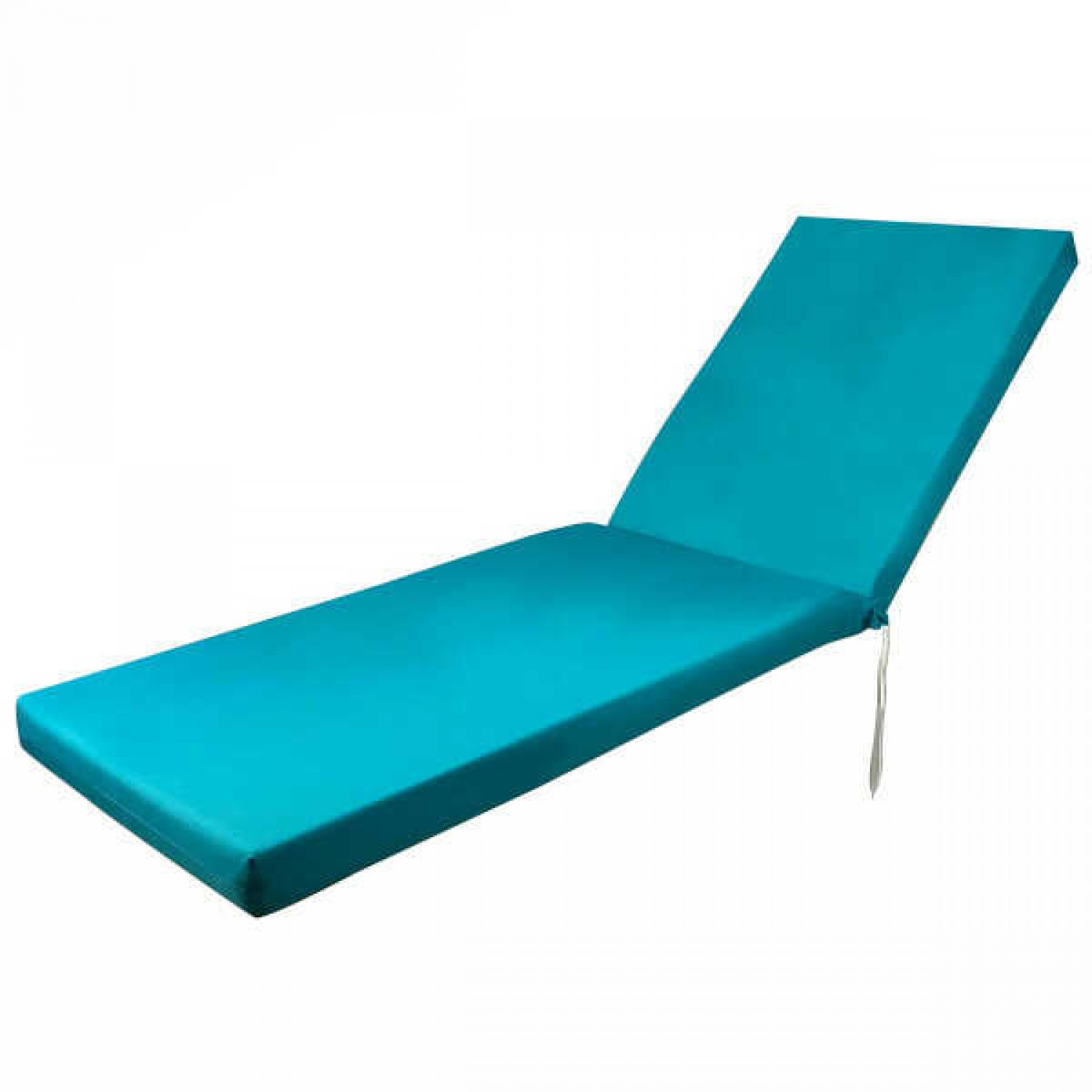 Sun Lounger Cushion Waterproof Turquoise 195x60x(H)6cm - Sun Lounger Cushions Sun Lounger Cushion Waterproof Turquoise 195x60x(H)6cm