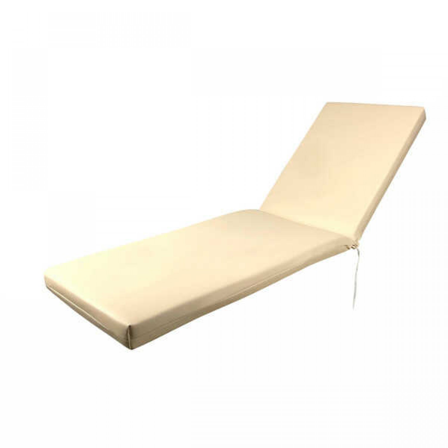 Sun Lounger Cushion Waterproof Leatherette Sugar 195x60x(H)6cm - Sun Lounger Cushions Sun Lounger Cushion Leatherette Sugar 195x60x(H)6cm