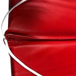 Sun Lounger Cushion Waterproof Leatherette Red 195x60x(H)6cm - Sun Lounger Cushions Sun Lounger Cushion Leatherette Red 195x60x(H)6cm