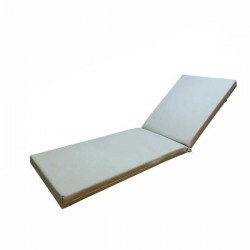 Μαξιλάρι Ξαπλώστρας Δερματίνη Γκρι 195x60x(Υ)6cm