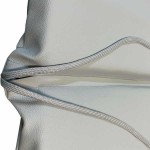 Sun Lounger Cushion Waterproof Leatherette Gray 195x60x(H)6cm - Sun Lounger Cushions Sun Lounger Cushion Leatherette Gray 195x60x(H)6cm