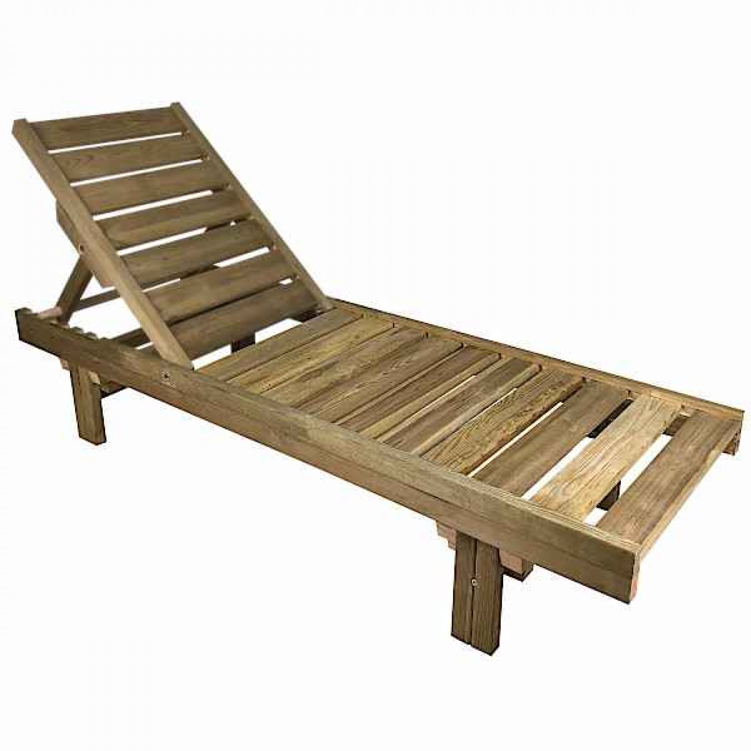 Ξαπλώστρα Παραλίας LUX Επαγγελματική 200x80x32cm - Εμποτισμένες Ξύλινες Ξαπλώστρες