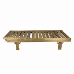 Ξαπλώστρα Παραλίας LUX Επαγγελματική 200x80x32cm - Εμποτισμένες Ξύλινες Ξαπλώστρες