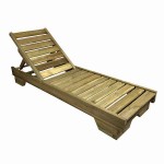 Sun Lounger Wooden Professional 200x68x32cm - Preasure Treated Sun Loungers