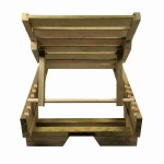 Sun Lounger Wooden Professional 200x68x32cm - Preasure Treated Sun Loungers