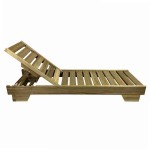 Sun Lounger Wooden Professional 200x68x32cm - Preasure Treated Sun Loungers