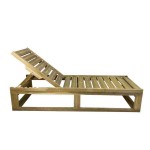 Sun Lounger Wooden Professional 200x68x35cm - Preasure Treated Sun Loungers