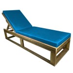 Sun Lounger Wooden Professional 200x68x35cm - Preasure Treated Sun Loungers