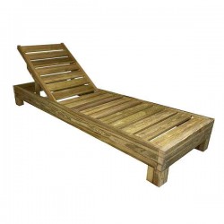 Sun Lounger Wooden Professional 210x68x25cm - Preasure Treated Sun Loungers