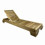 Sun Lounger Wooden Professional 210x75x14cm - Preasure Treated Sun Loungers
