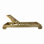 Sun Lounger Wooden Professional 210x75x14cm - Preasure Treated Sun Loungers