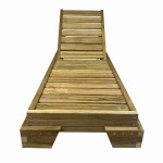 Sun Lounger Wooden Professional 210x75x14cm - Preasure Treated Sun Loungers